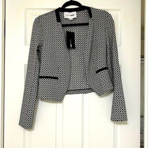 Black and white blazer fashion nova size S. NEW